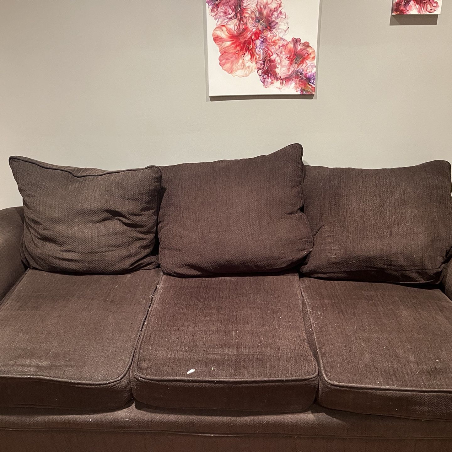Couch, Loveseat, and Ottoman