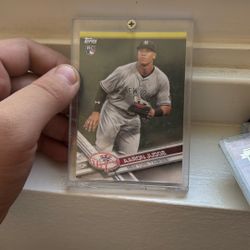 Aaron Judge Rookie Card Ungraded But 100% Psa 10 Condition 