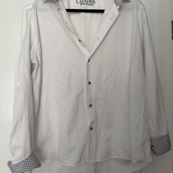Cuadra Men’s White With Azure Shirt 