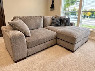 Dark Gray L-Shaped Sectional Sofa