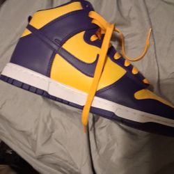 Nike Dunk High Lakers