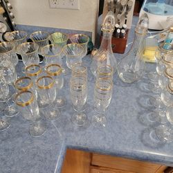 Vintage glassware