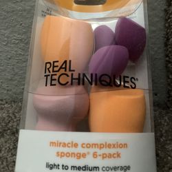 real techniques miracle complexion sponges 6 pack