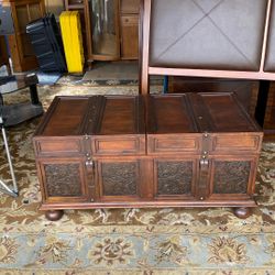 Chest with sliding top