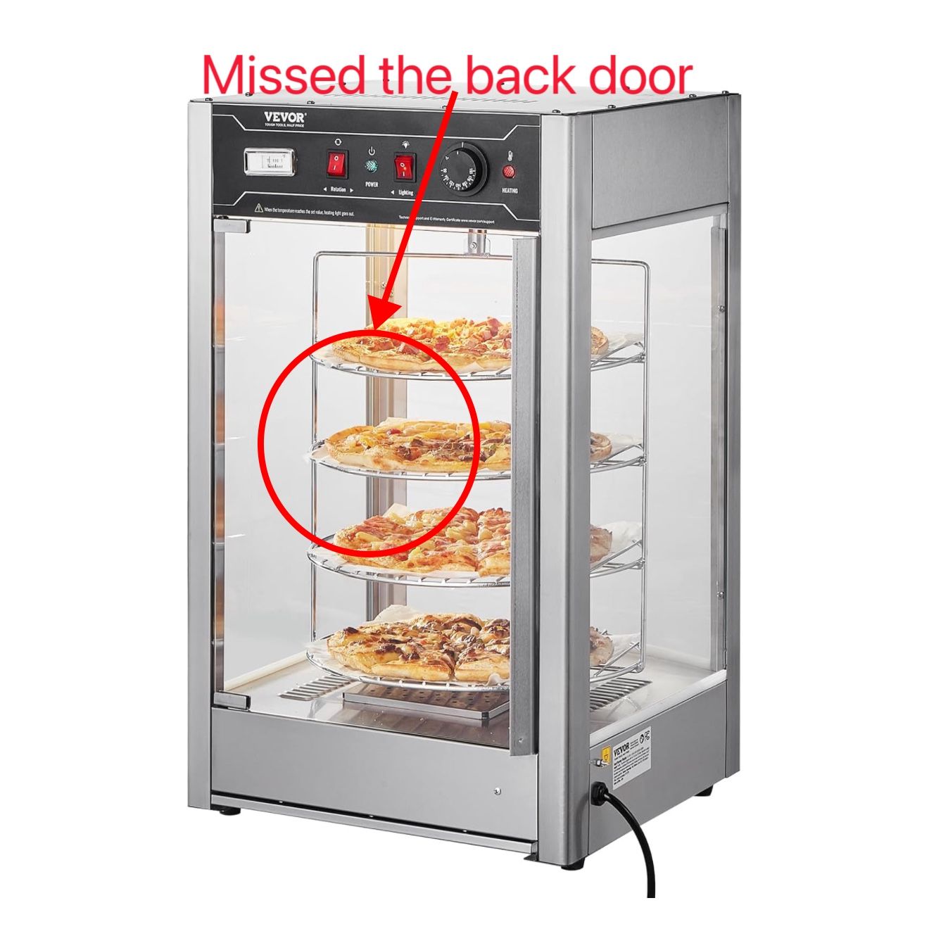 4-Tier Food Warmer Display(SW666)