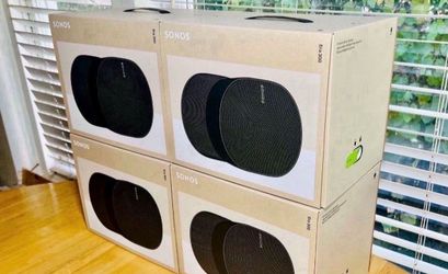 4 (four) Sonos Era 300s Black. Brand New Sealed.  Includes Warranty.