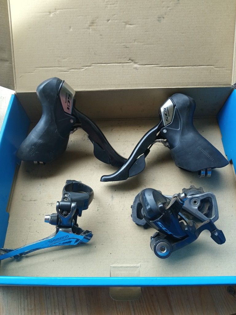 Shimano 105 3 X 9 Brifters And Derailleurs