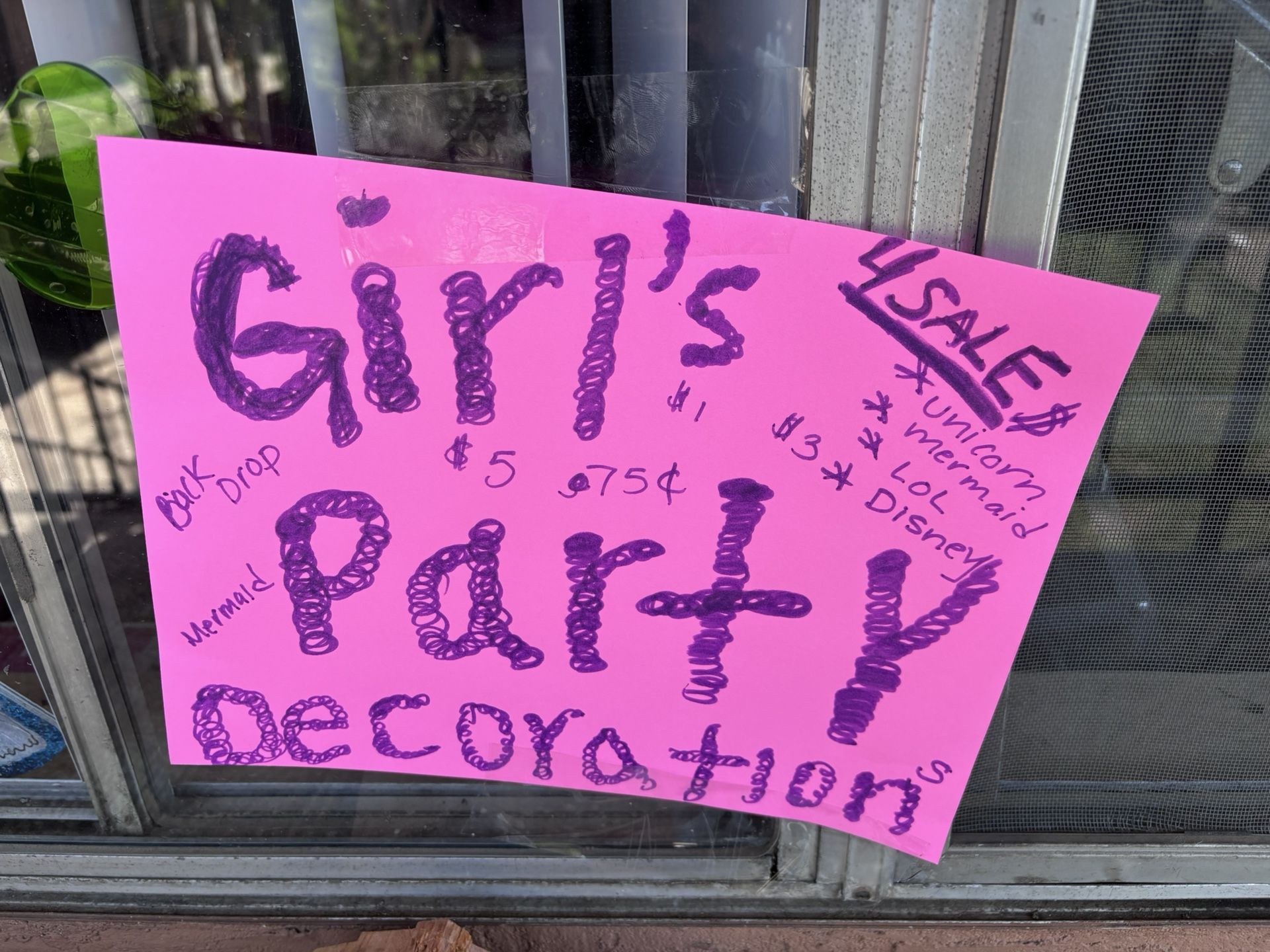 Girls Party Decorations For Sale