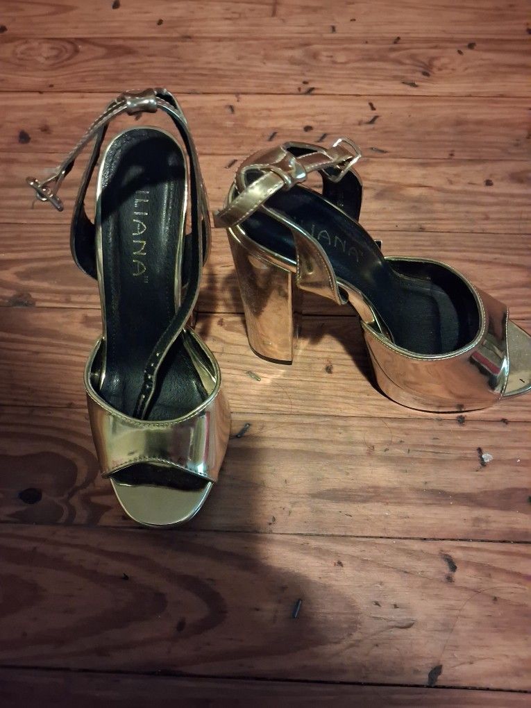 Gold Heels