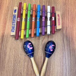 Colorful Xylophone and Maracas Set $10
