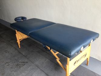Portable Folding Wooden Massage Table – Excellent Condition.