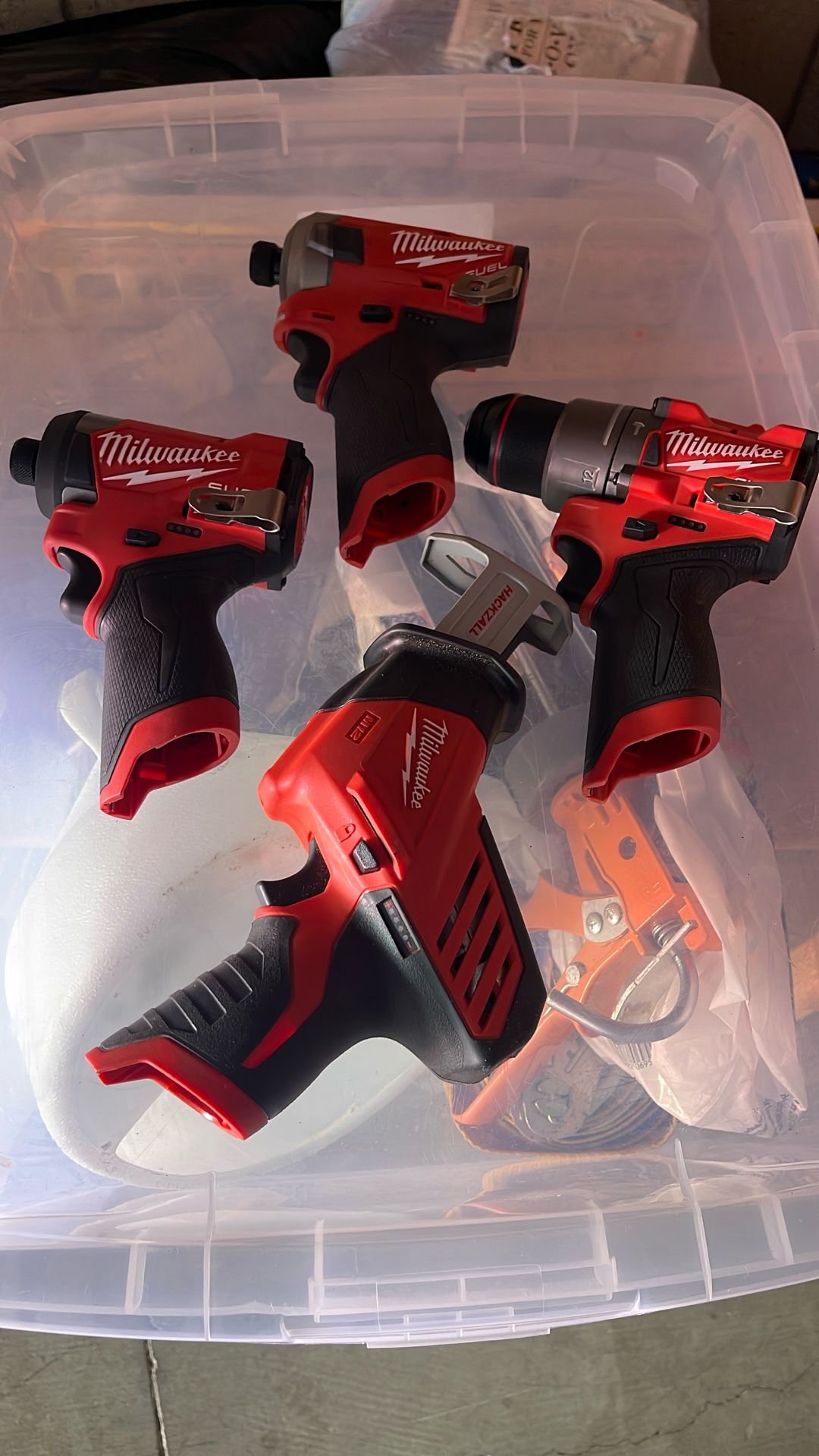 Milwaukee Fuel Tool Set , 4 Tools  Tools, Only , New 