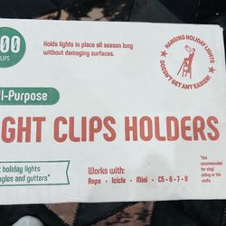 All-Purpose Light Clips Holder - Set of 400 NEW Christmas light hooks