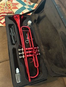 Nice Red Trumpet with New Mouthpiece and Valve Oil $180 Firm