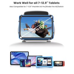 Tablet Holder for Car, Upgraded iPad Holder for Car Mount Headrest, Fits All 7-12.9'' Tablets