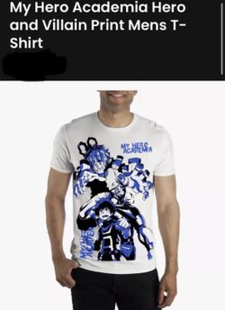 My Hero Academia Mens T-Shirt Size Medium