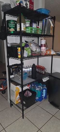 Black 4 level rack