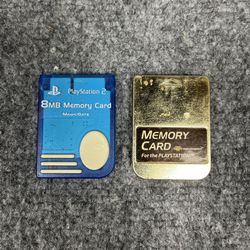 Memory cards for Play Station consoles (1995 & 2000) 👁️👇🏻 the description CsH