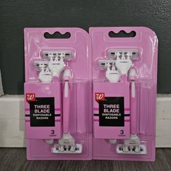 3 Blade Disposable Razors 3 Pack