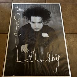 Vintage The Cure Lullaby poster 25x35 in Robert Smith