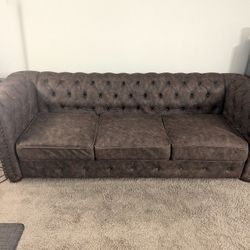 Brown Chesterfield Sofa
