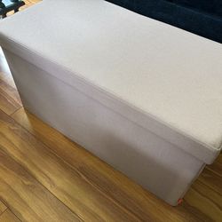 Poppin box bench light pink