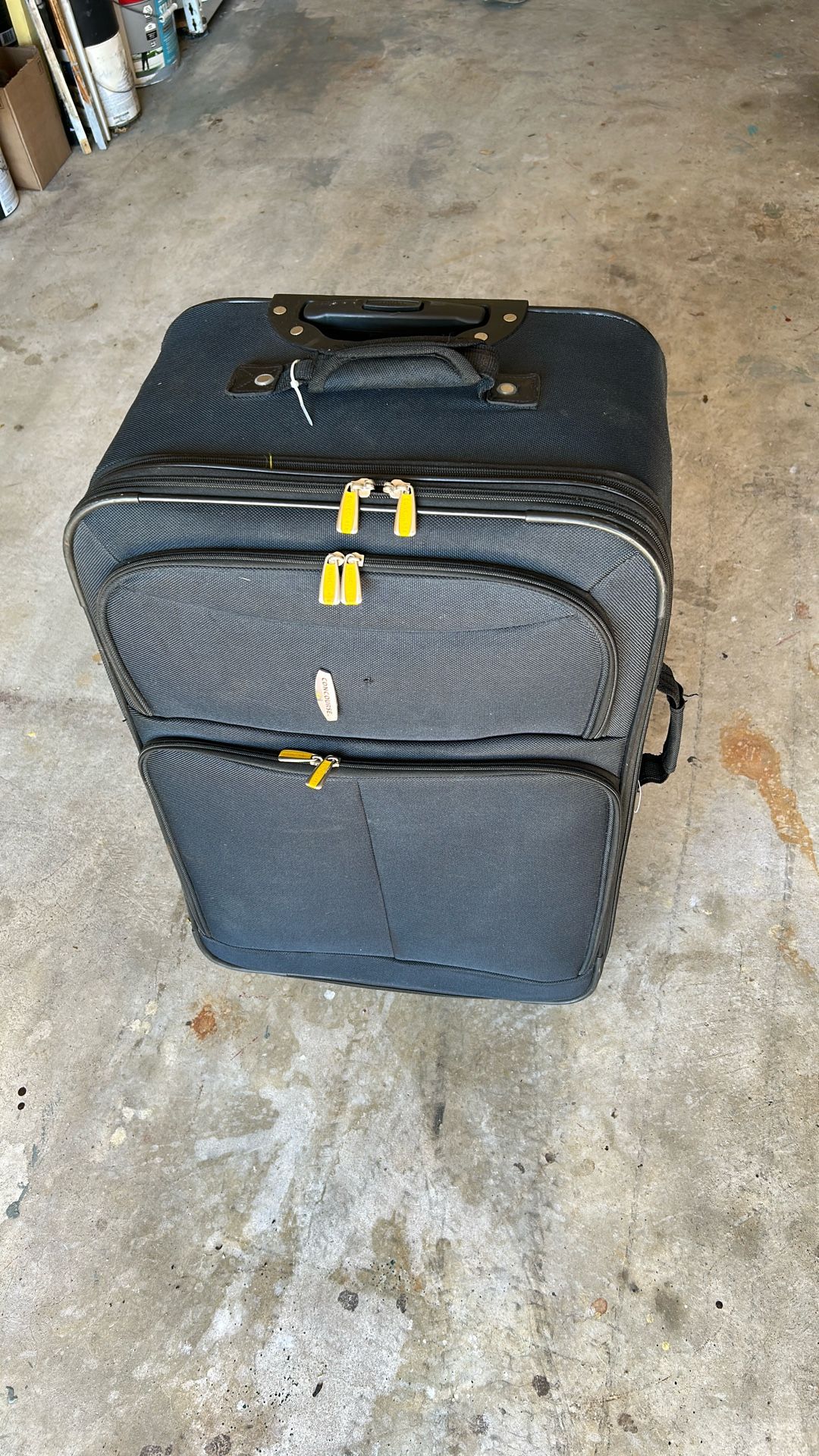 Luggage approximately 19 inches wide 31 inches high $20