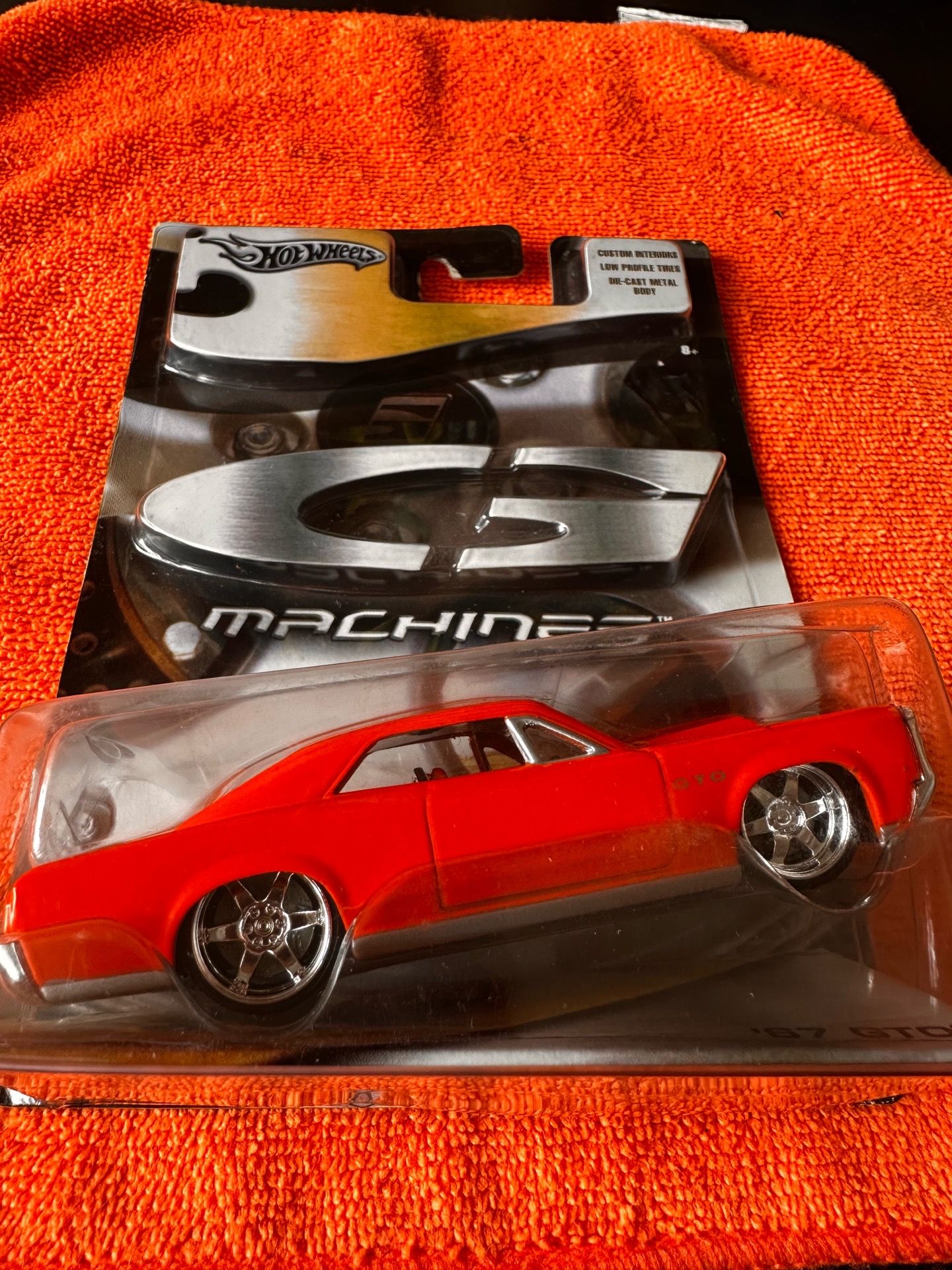 Vintage Hot Wheels G-Machines 1967 Pontiac GTO Orange