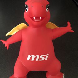 Plastic Red Dragon Toy