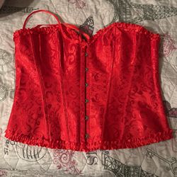 Red. Corset 