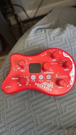 Guitar processor, tuner, distortion, overdrive with adapter