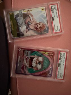 One piece TCG psa 10 slabs