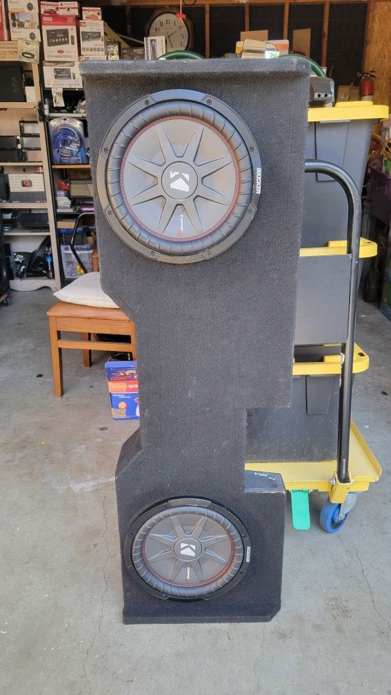 12inch Kickers Comp Rt For Silverado 2014 Up 2018 Crew Cab 