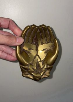 Brass ashtray