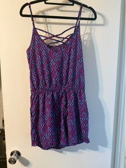 Purple romper