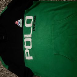 GREEN Polo Hoodie 