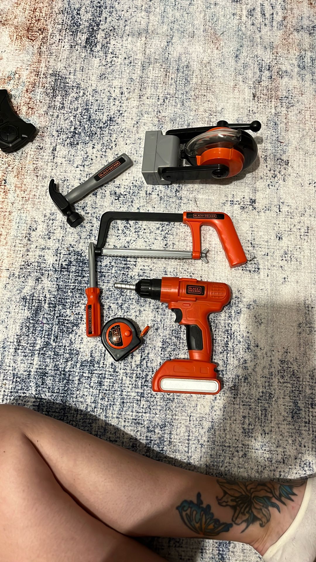 Toy Tool Set- Black + Decker