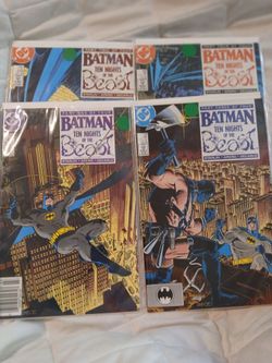 Batman #417–420 Ten Nights of the Beast Complete 4-Issue Set – 1988 DC Comics
