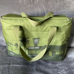 Trader Joes Olive Green Bag.(NEW)