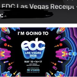 EDC Tickets