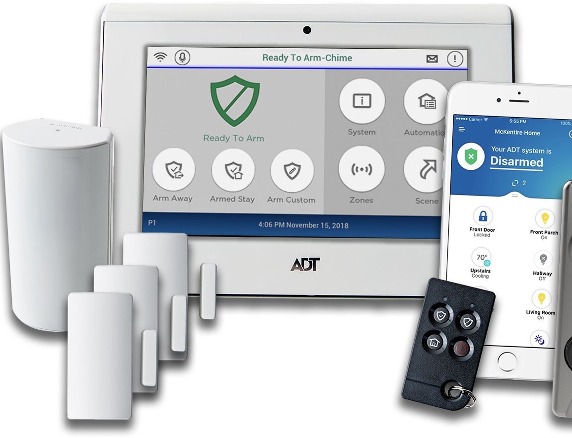 ADT ALARM AND FREE DOORBELL CAMERA