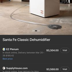 Santa Fe Dehumidifier – $800 OBO