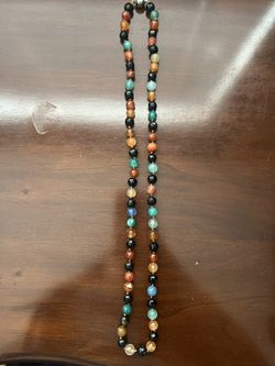 Multi Color  Beaded Necklace 