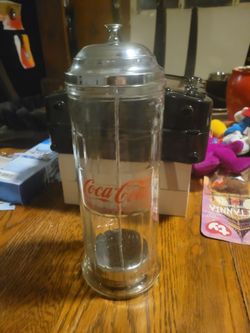 1992 Coca-Cola Straw Dispenser