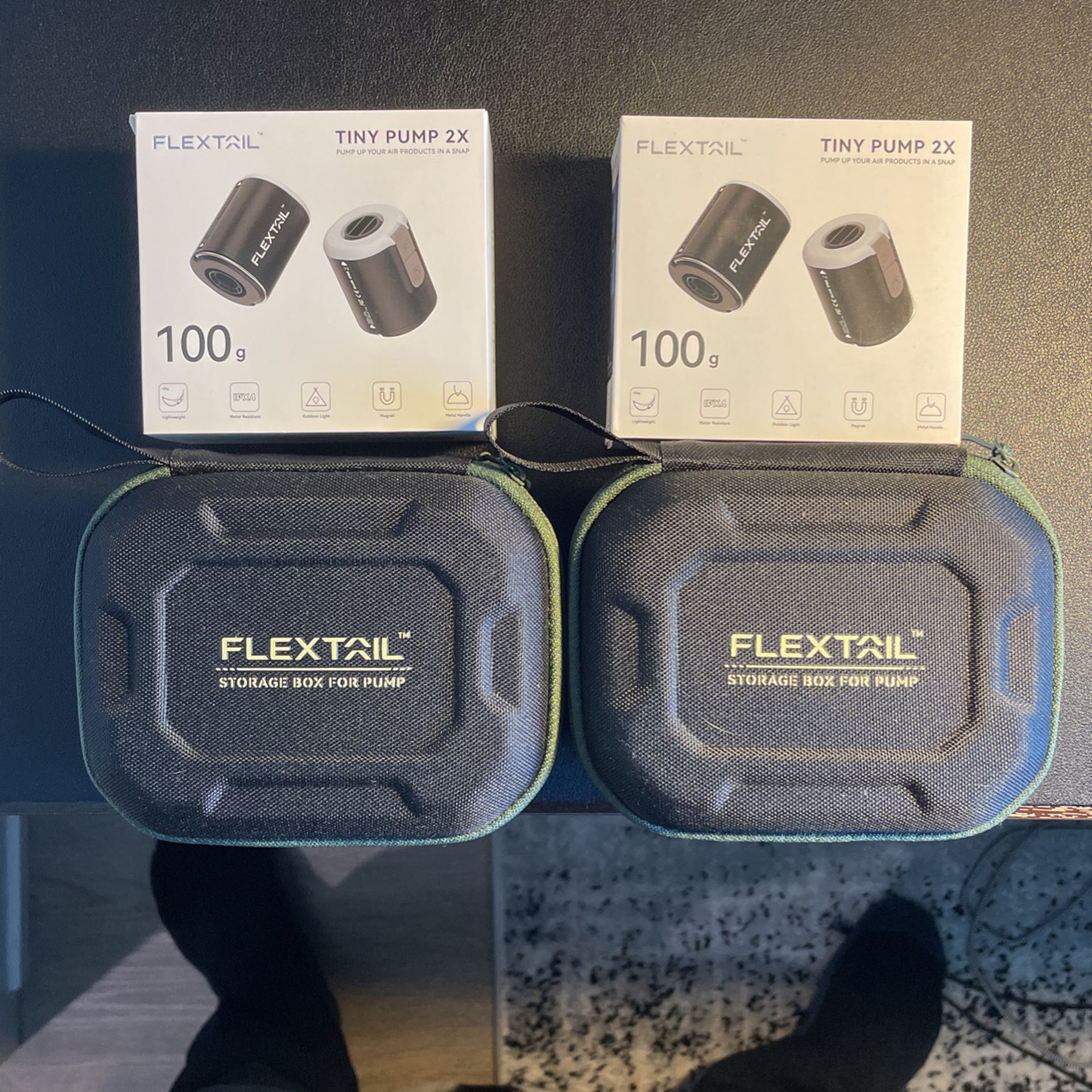 Flextail Tiny Pump 2X with storage box