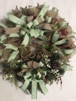 Christmas wreath 20” green pines