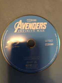 Avengers infinity war dvd