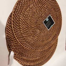 Charger Rattan Placemats Set Of 4 