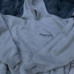 dark oatmeal essential hoodie
