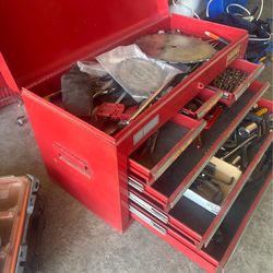 Toll box with tools included